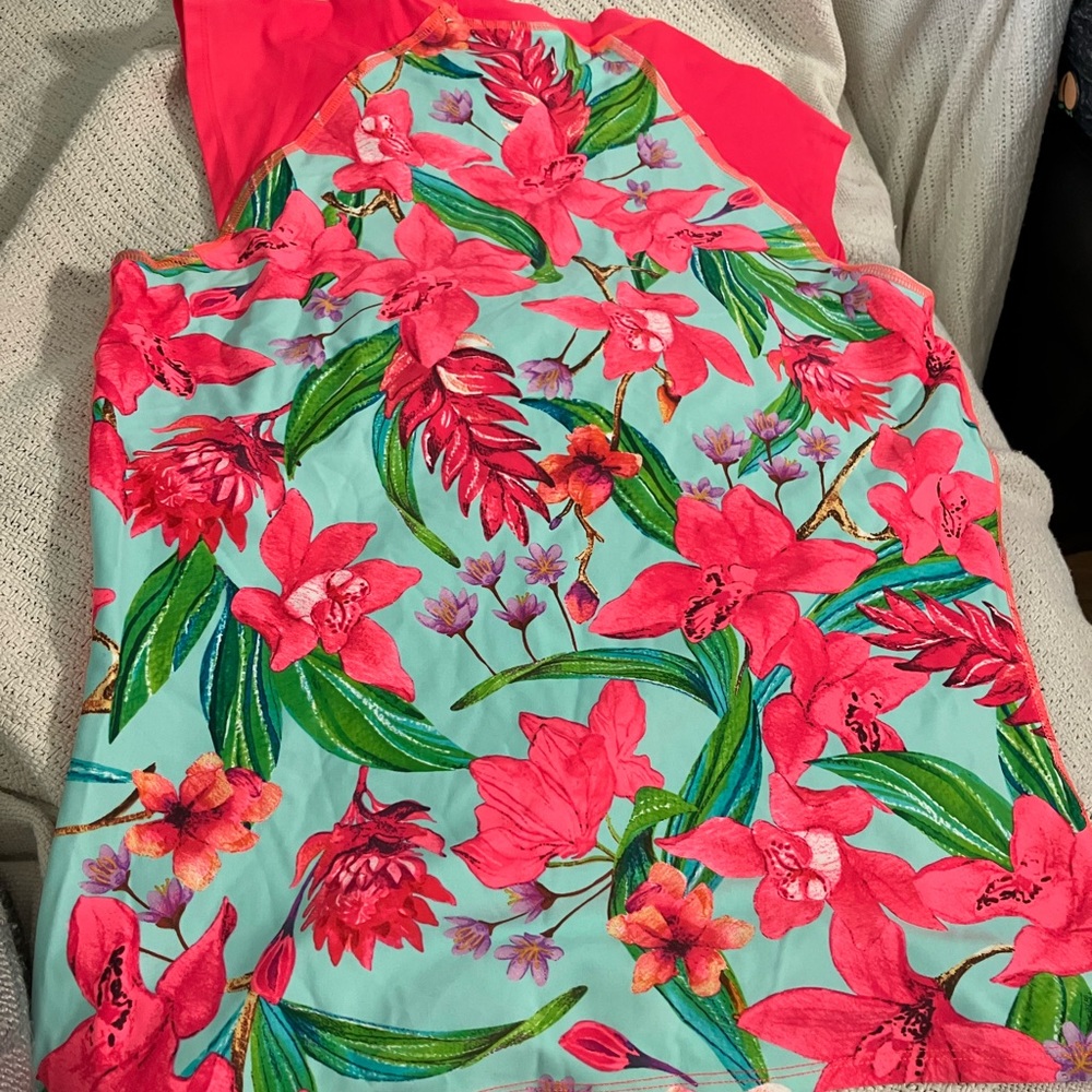 Body Glove Floral Tropical Swim Shirt